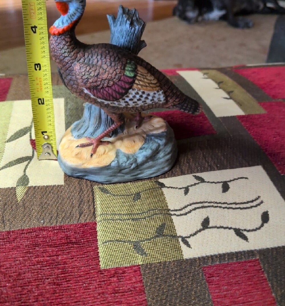 Hoffman Original 1987turkey Decorative CeramicFigurine in Brown and Tan - Picture 4 of 9